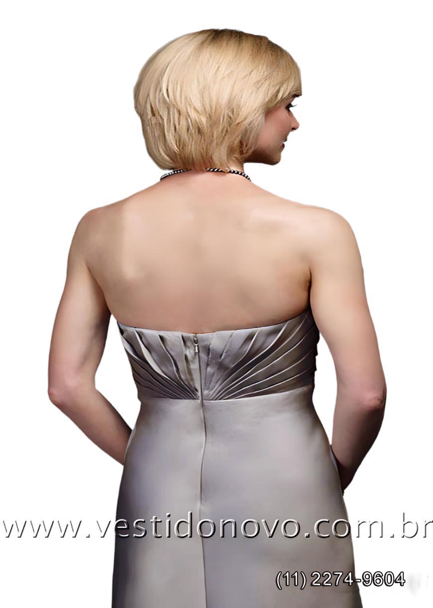 vestido de festa para bodas de prata, mãe da noiva, com bolero e manga 3/4, zona sul São Paulo
