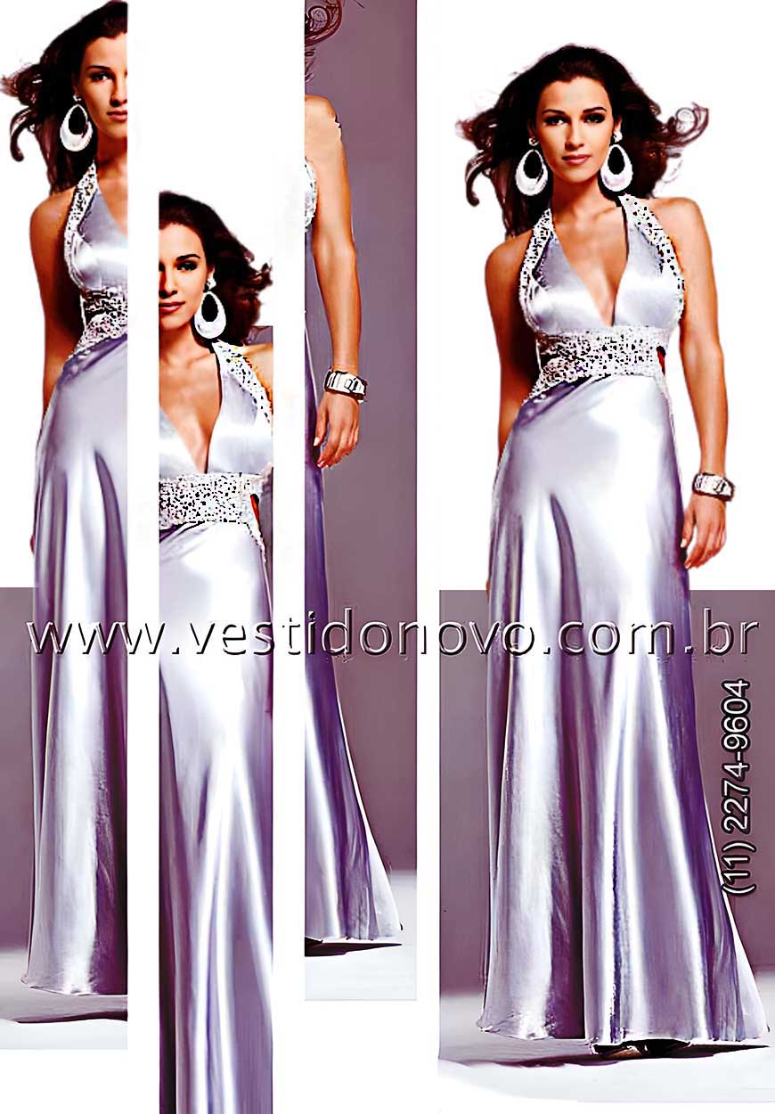 vestido bodas de prata, em cetim importado, zona sul de São Paulo